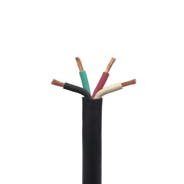 12 AWG SOOW Portable Cord, 4 Conductor 600V Power Cable, EPDM Wires w/CPE Outer Jacket - 50' Length, Remington Industries, Mfr#: SOOW1204-50